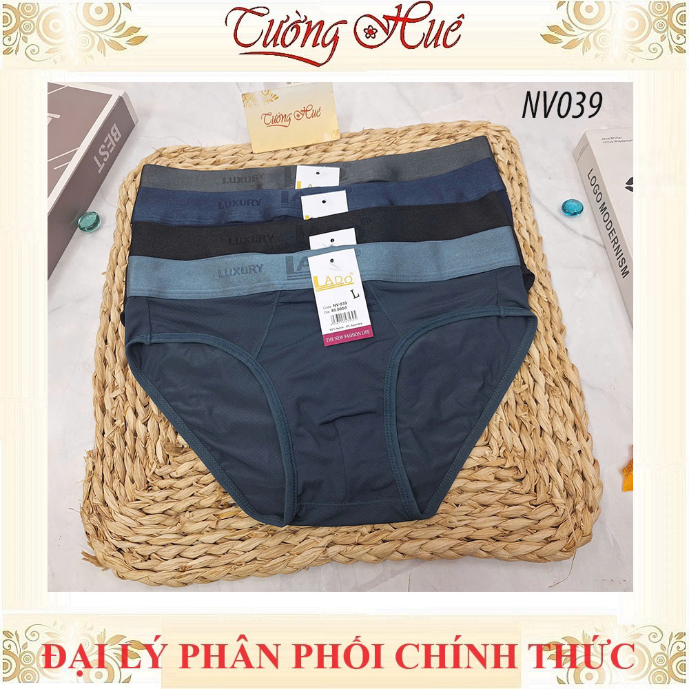 Quần Lót Nam Tam Giác LADO NV039 Thun Lạnh Có Lỗ Thông Hơi Co Giãn Mát Mẻ