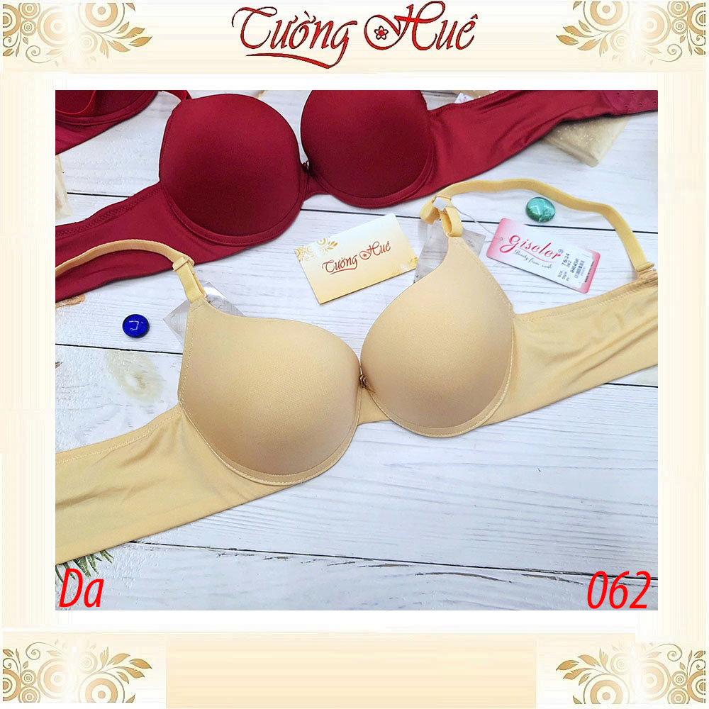 Áo Ngực Giseler 062 Có Gọng Trơn Mút Dày Nâng Ngực 3 Móc Cài