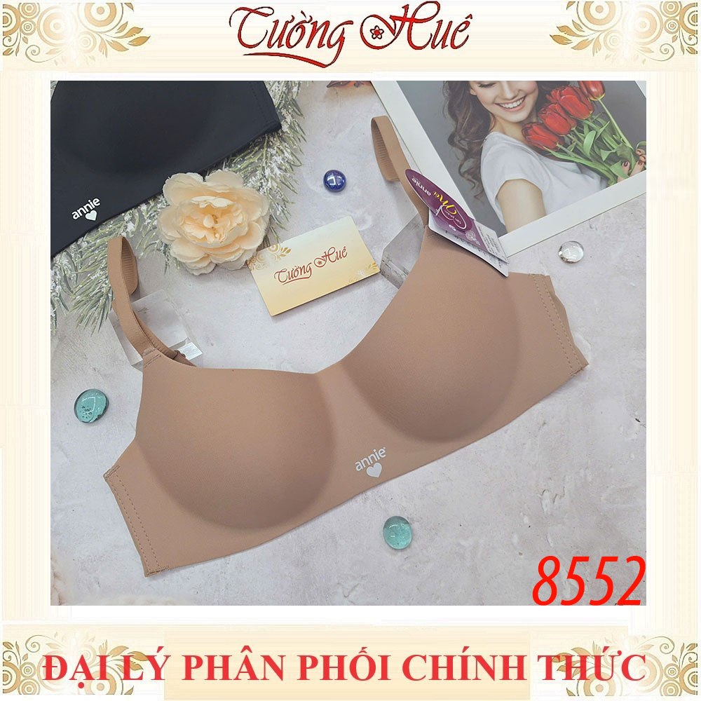Áo Lót Nữ annie Bra 8552 Không Gọng Su Đúc Cao Cấp Mút Mỏng Mềm Mịn Không Viền