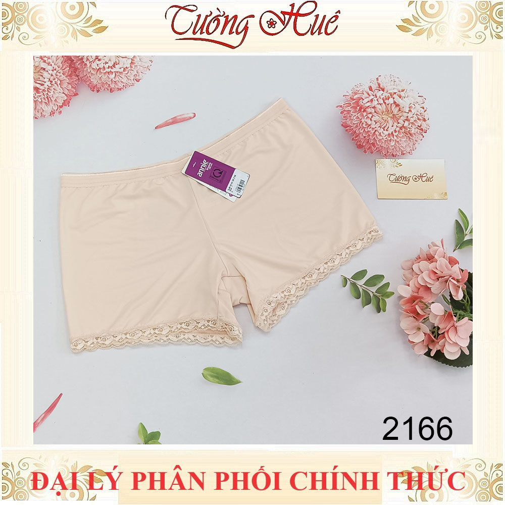 Quần Đùi Mặc Váy annie 2166 Ngắn Thun Lạnh Viền Phối Ren