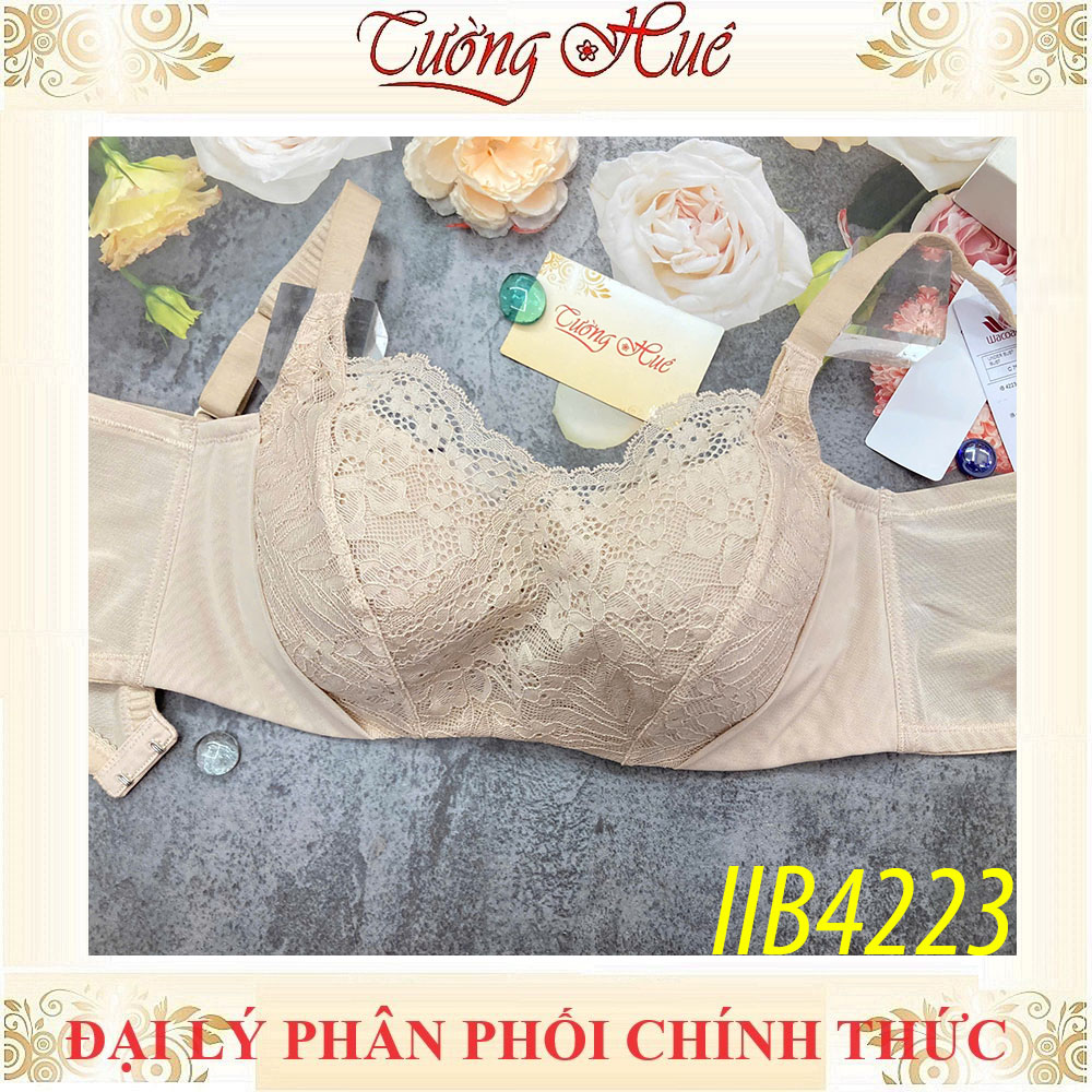 Áo lót nữ Wacoal IIB4223 có gọng nâng vừa size lớn ren mềm