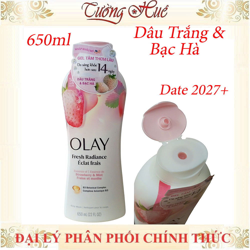 Sữa Tắm Dưỡng Ẩm Olay Body Wash Nhiều Mùi Lựa Chọn - 650ml