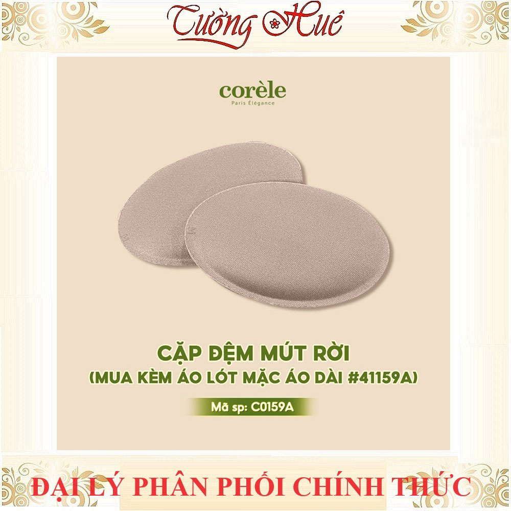 Áo Lót Nữ Corèle V. 41159A Áo Lót Mặc Áo Dài Có Gọng Đệm Mút Nâng từ 2cm-4cm (chưa cộng thêm đệm rời~2cm).