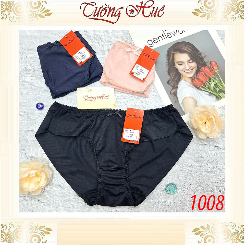 Quần Lót MiMoSa 1008 Thun Cotton Cạp Vừa Viền Mông Không Đường May