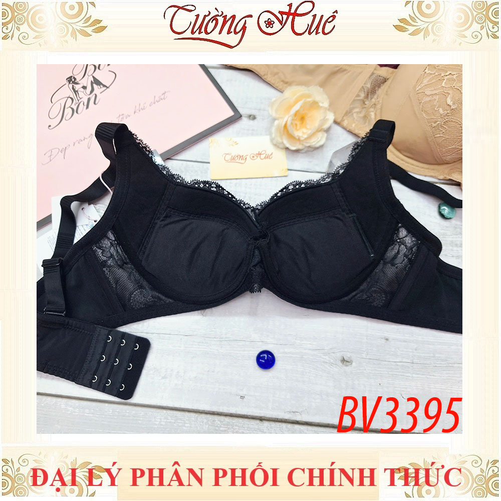 Áo lót nữ Bon Bon BV3395 Có Gọng Phối Ren Mút Mỏng Lưng Bảng To 3 Nức.