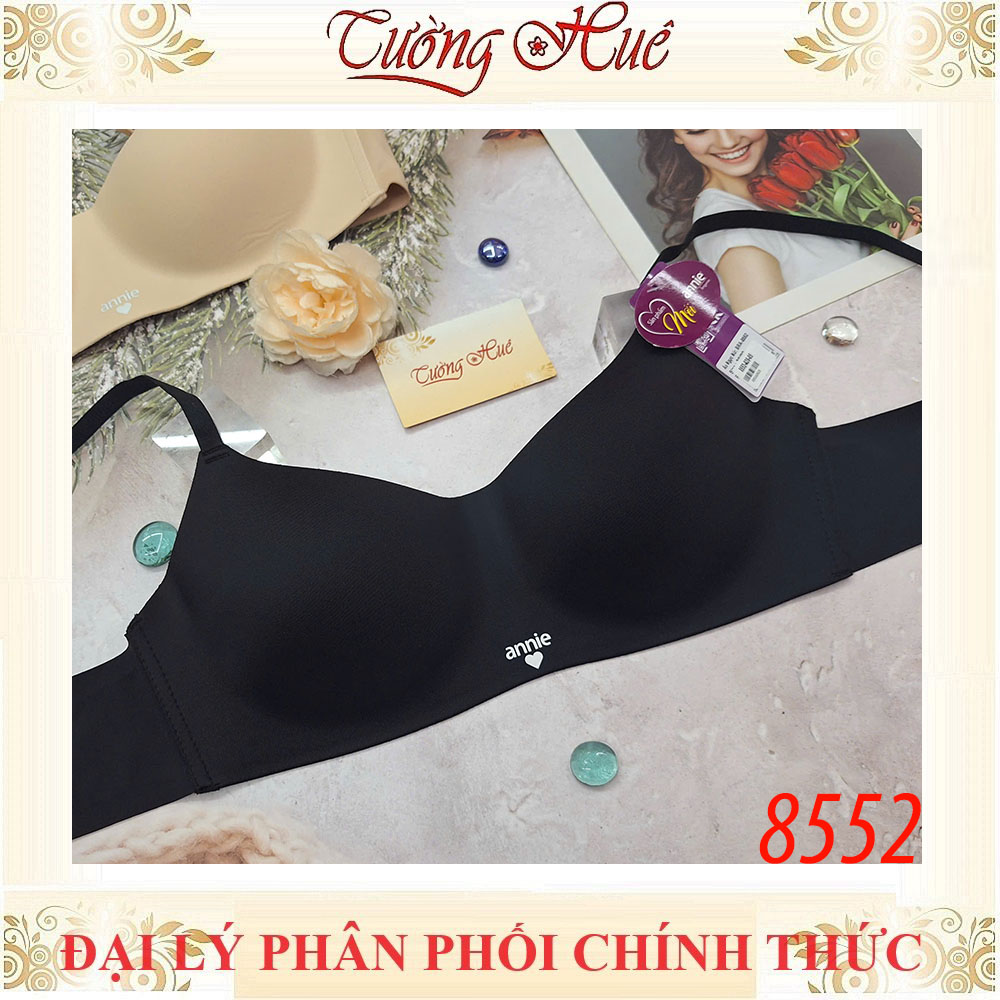 Áo Lót Nữ annie Bra 8552 Không Gọng Su Đúc Cao Cấp Mút Mỏng Mềm Mịn Không Viền