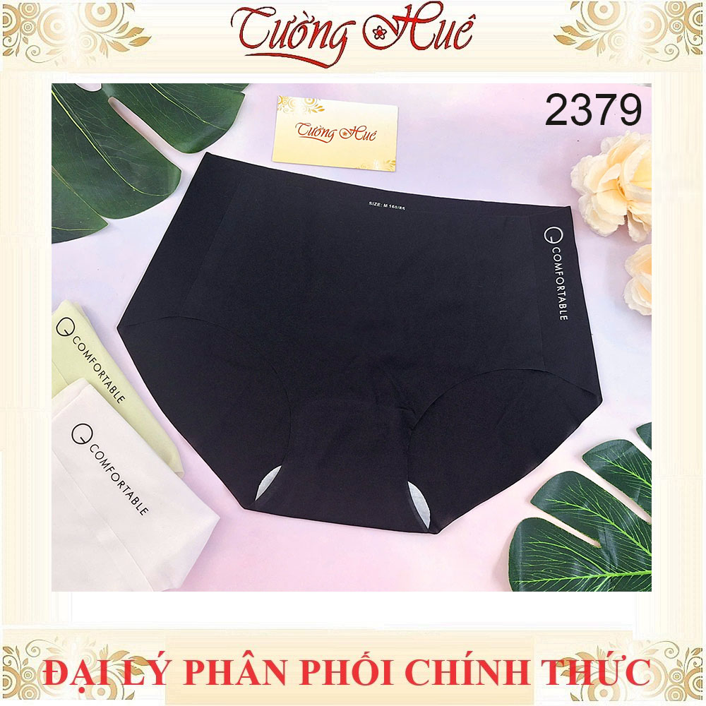 Quần Lót Nữ 2379 Cạp Cao Tàng Hình Su Đúc Không Đường May Mềm Mịn Thoáng Mát Màu Sắc Ngẫu Nhiên