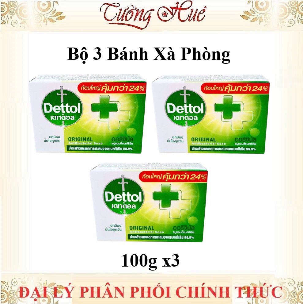 Xà Phòng Diệt Khuẩn Dettol Original Antibacterial Soap - 100g