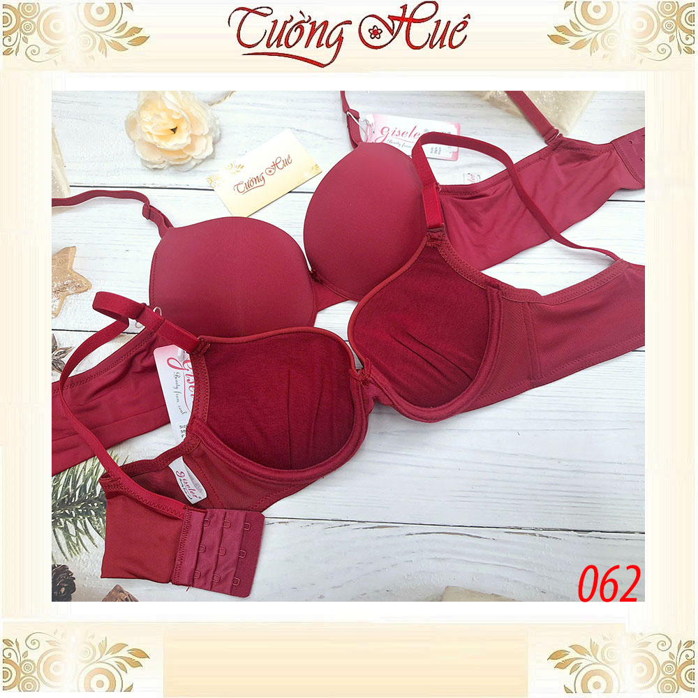Áo Ngực Giseler 062 Có Gọng Trơn Mút Dày Nâng Ngực 3 Móc Cài