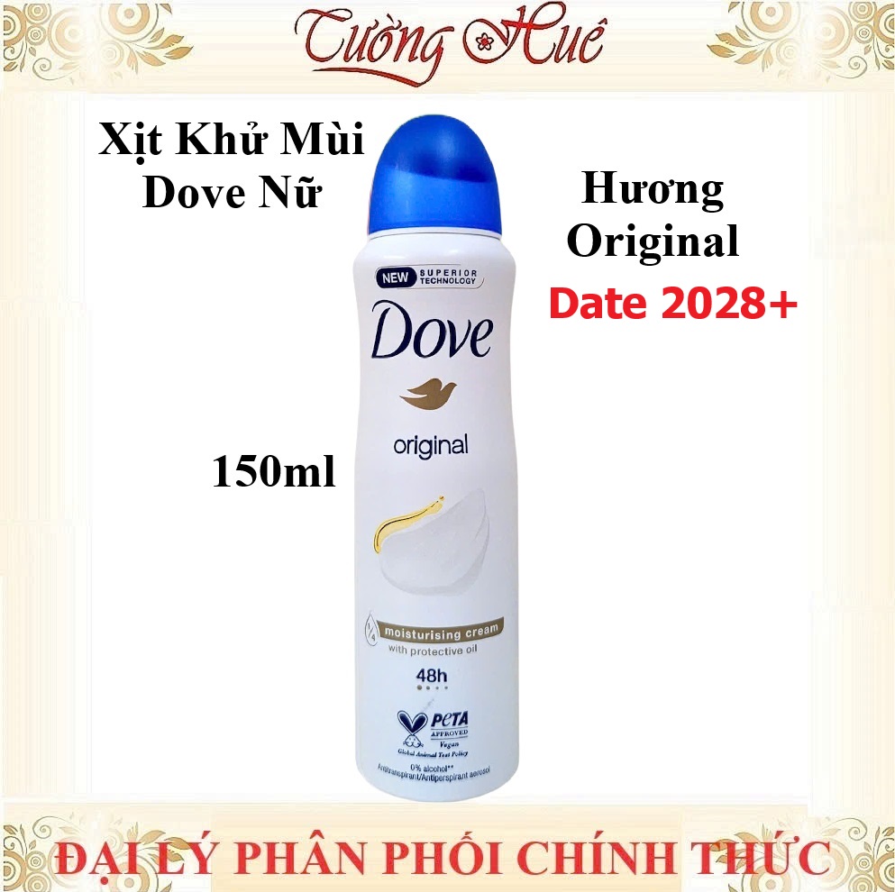 Xịt Khử Mùi Dove Nữ Anti-Perspirant Nhiều Mùi - 150ml (Có Lựa Chọn)