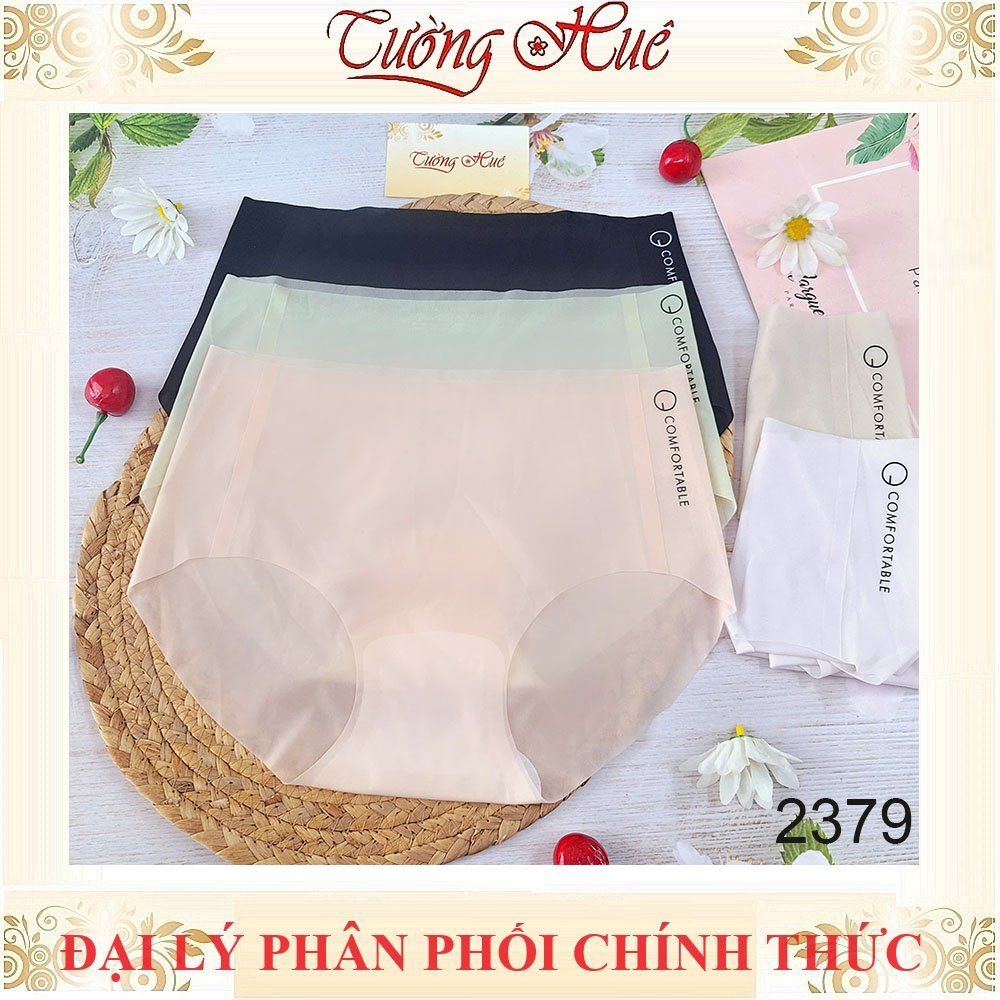 Quần Lót Nữ 2379 Cạp Cao Tàng Hình Su Đúc Không Đường May Mềm Mịn Thoáng Mát Màu Sắc Ngẫu Nhiên