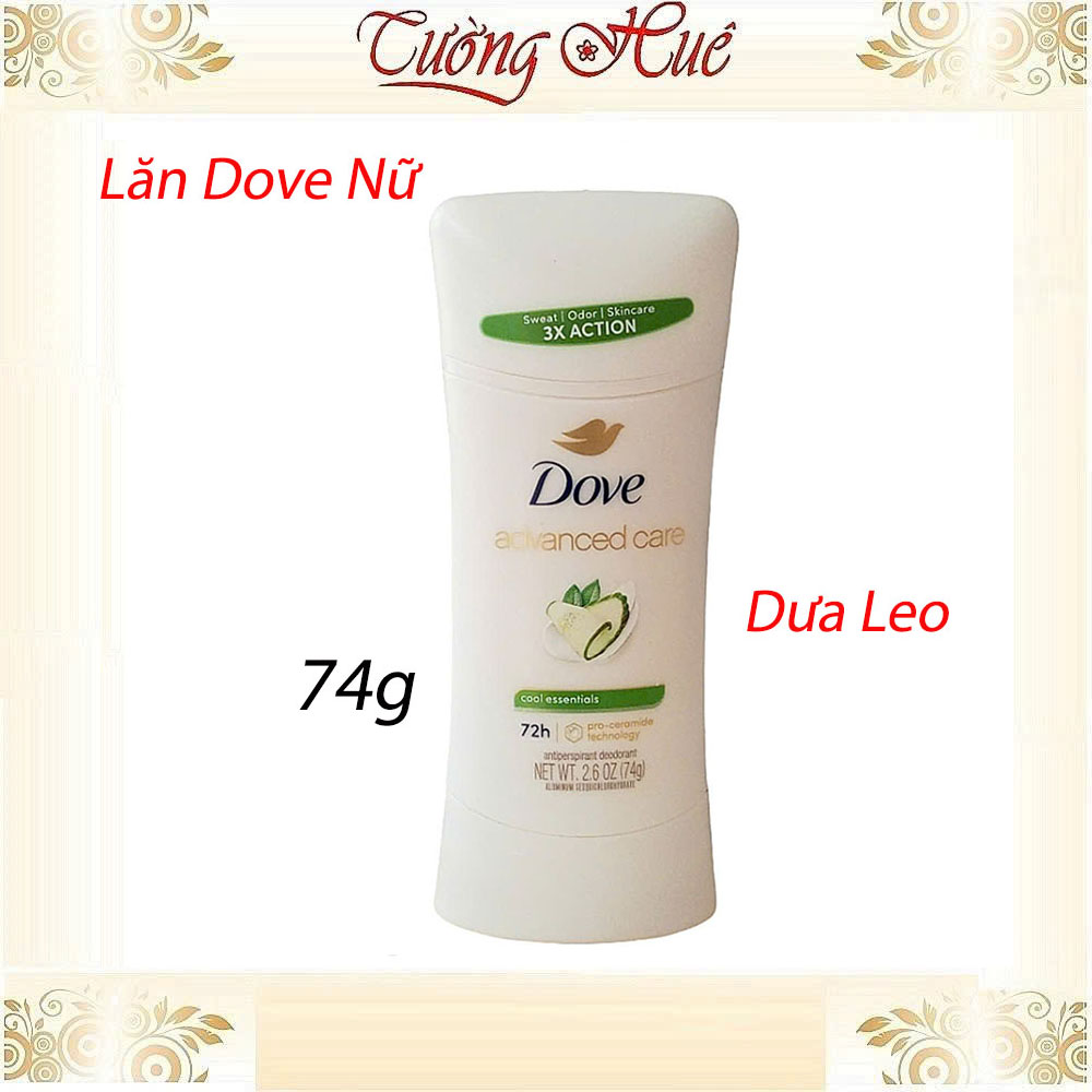 Lăn Khử Mùi Nữ Dove Nhiều Mùi Lựa Chọn - 74g