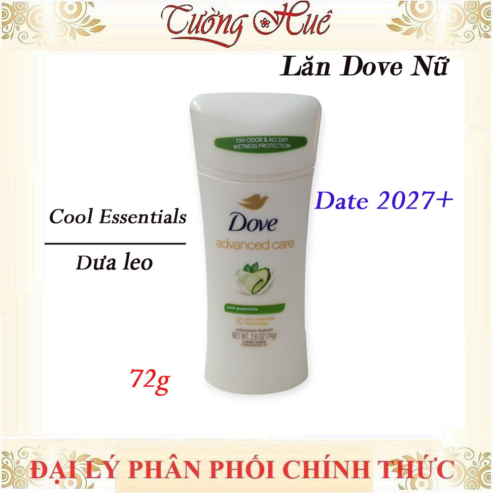 Lăn Khử Mùi Nữ Dove Nhiều Mùi Lựa Chọn - 74g