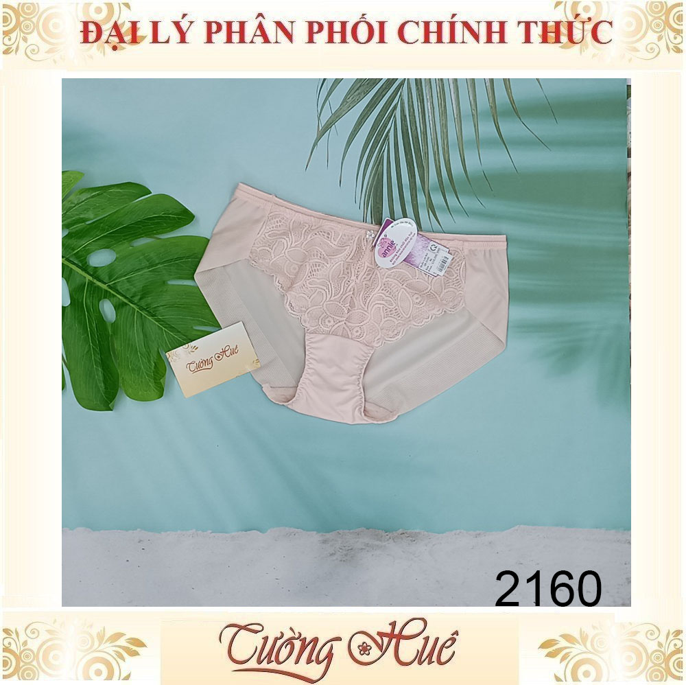 Quần lót nữ annie 2160 quần lót phối ren thêu