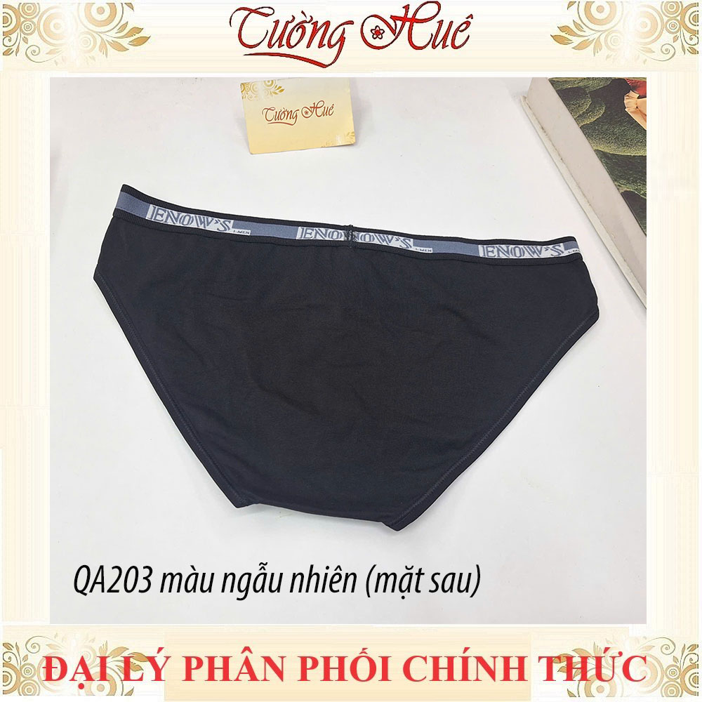 Quần Lót Nam Tam Giác Enow’s QA203 Cao Cấp Cotton Co Giãn 4 Chiều
