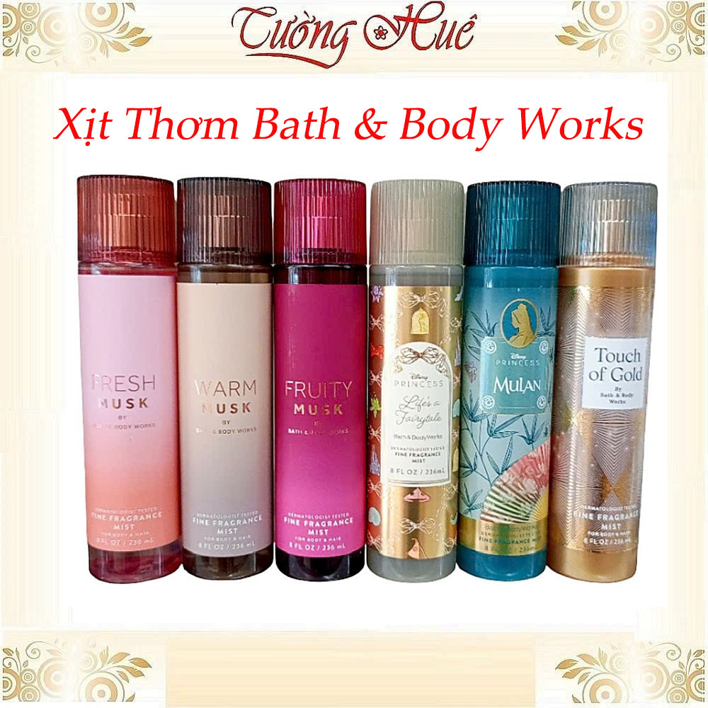 Xịt Thơm Body Mist Bath & Body Works ( Có sự lựa chọn )