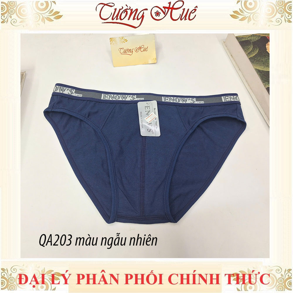 Quần Lót Nam Tam Giác Enow’s QA203 Cao Cấp Cotton Co Giãn 4 Chiều