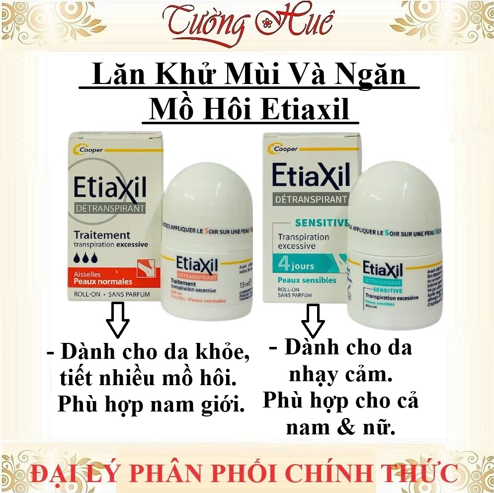 Lăn Khử Mùi Và Ngăn Mồ Hôi Etiaxil 15ml - Có lựa chọn
