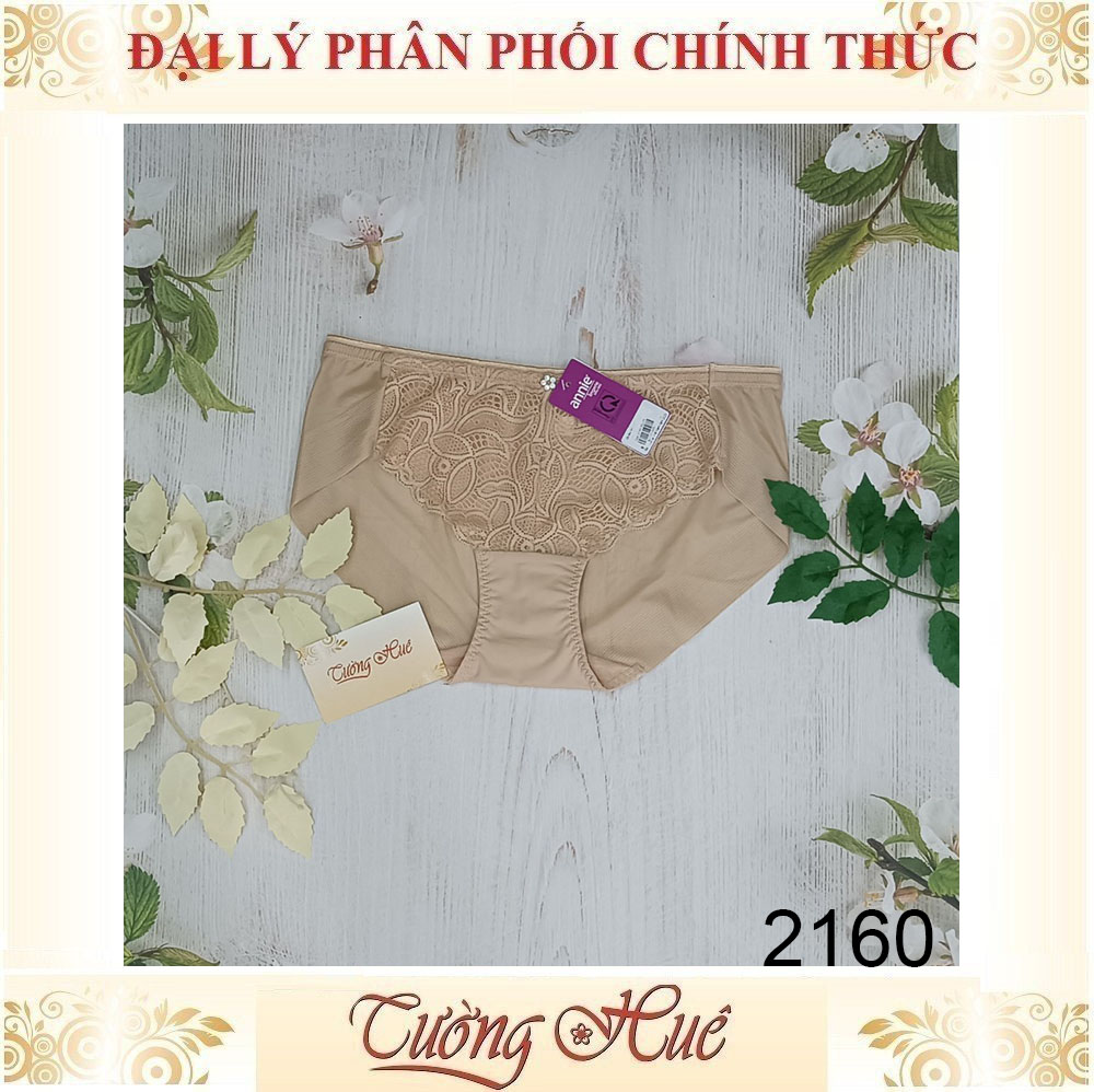 Quần lót nữ annie 2160 quần lót phối ren thêu