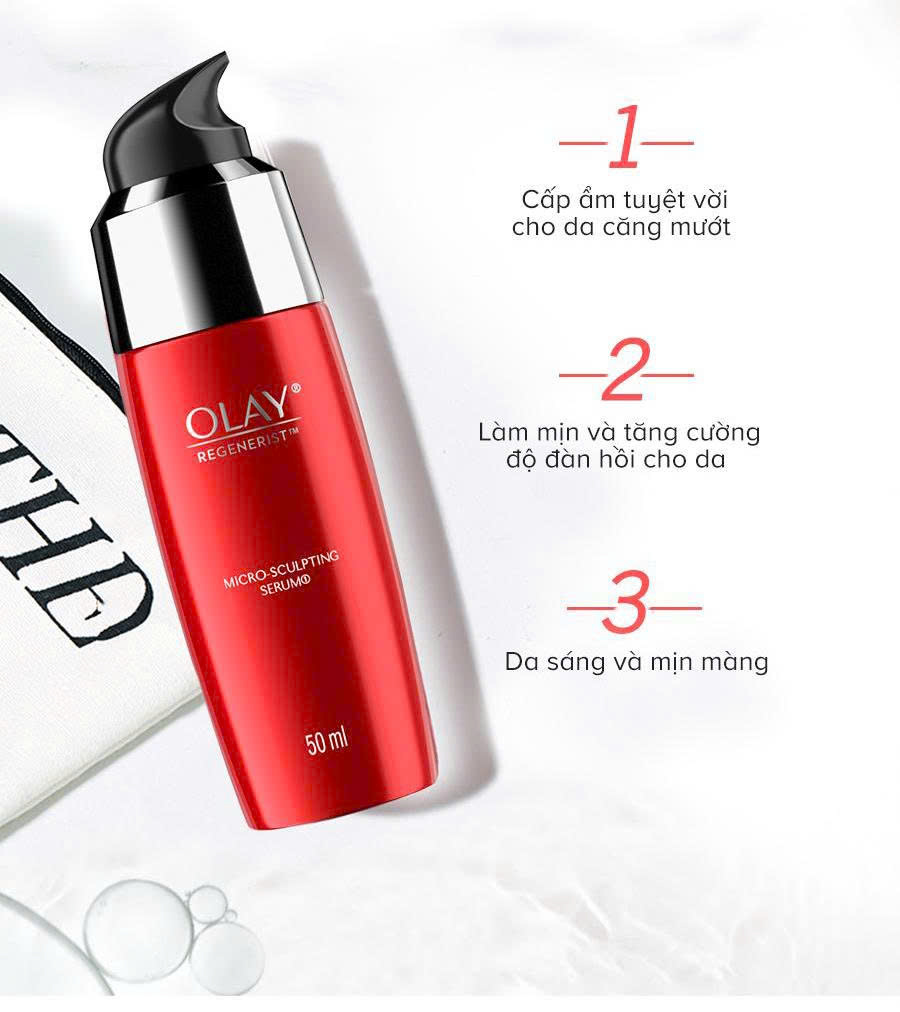 Tinh Chất Vi Dưỡng Ngừa Lão Hóa Olay Regenerist Micro-Sculpting Serum 50ml