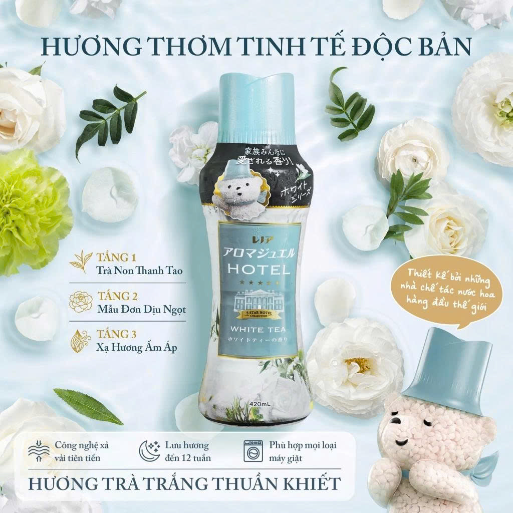 Viên Xả LENOR Hương Trà Trắng & Hương Hoa Tươi 166g ( Có sự chọn lựa)