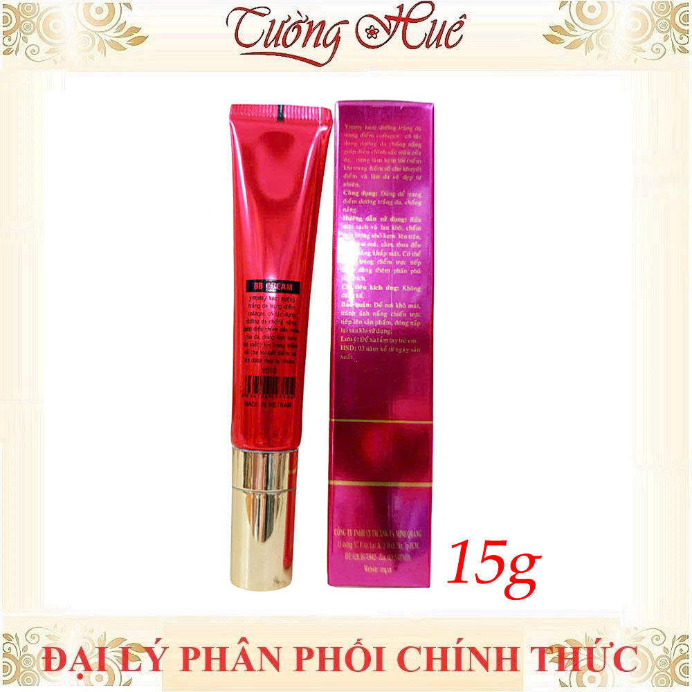 Kem Trang Điểm Dưỡng Trắng Da Collagen Ymmy BB Cream 15g
