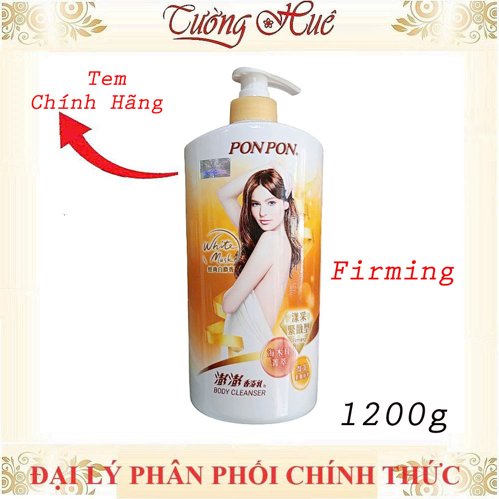 Sữa Tắm Nữ Pon Pon Đài Loan Nhiều Mùi - 1200g