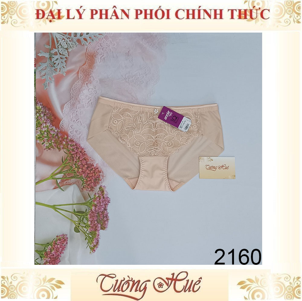 Quần lót nữ annie 2160 quần lót phối ren thêu