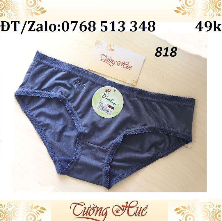 Quần lót nữ Darlin DL818 trơn tim.