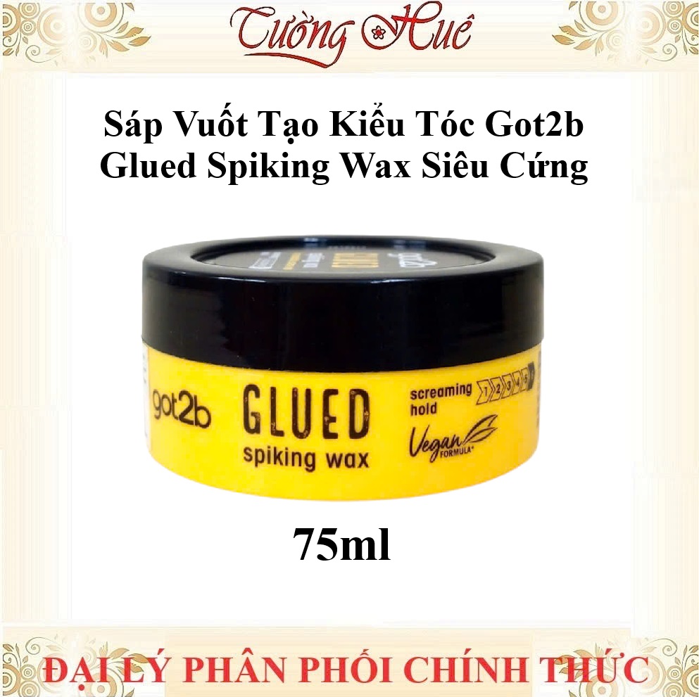 Sáp Vuốt Tạo Kiểu Tóc Got2b Glued Spiking Wax Siêu Cứng - 75ml (Vàng)