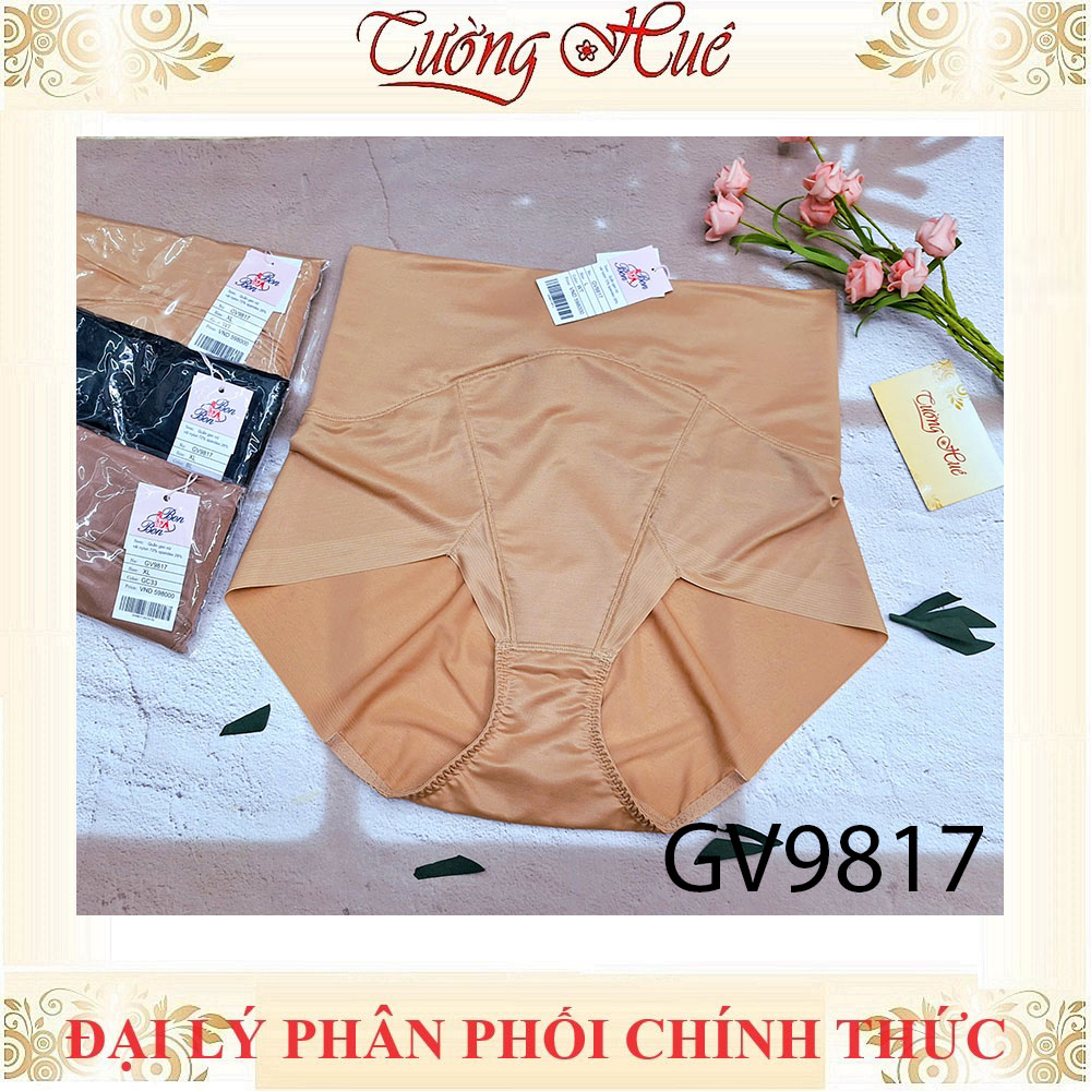 Quần Gen Nữ Bon Bon GV9817 Cạp Cao Chống Cuộn Mềm Mịn Chun Nhún Định Hình Nâng Mông Nhẹ