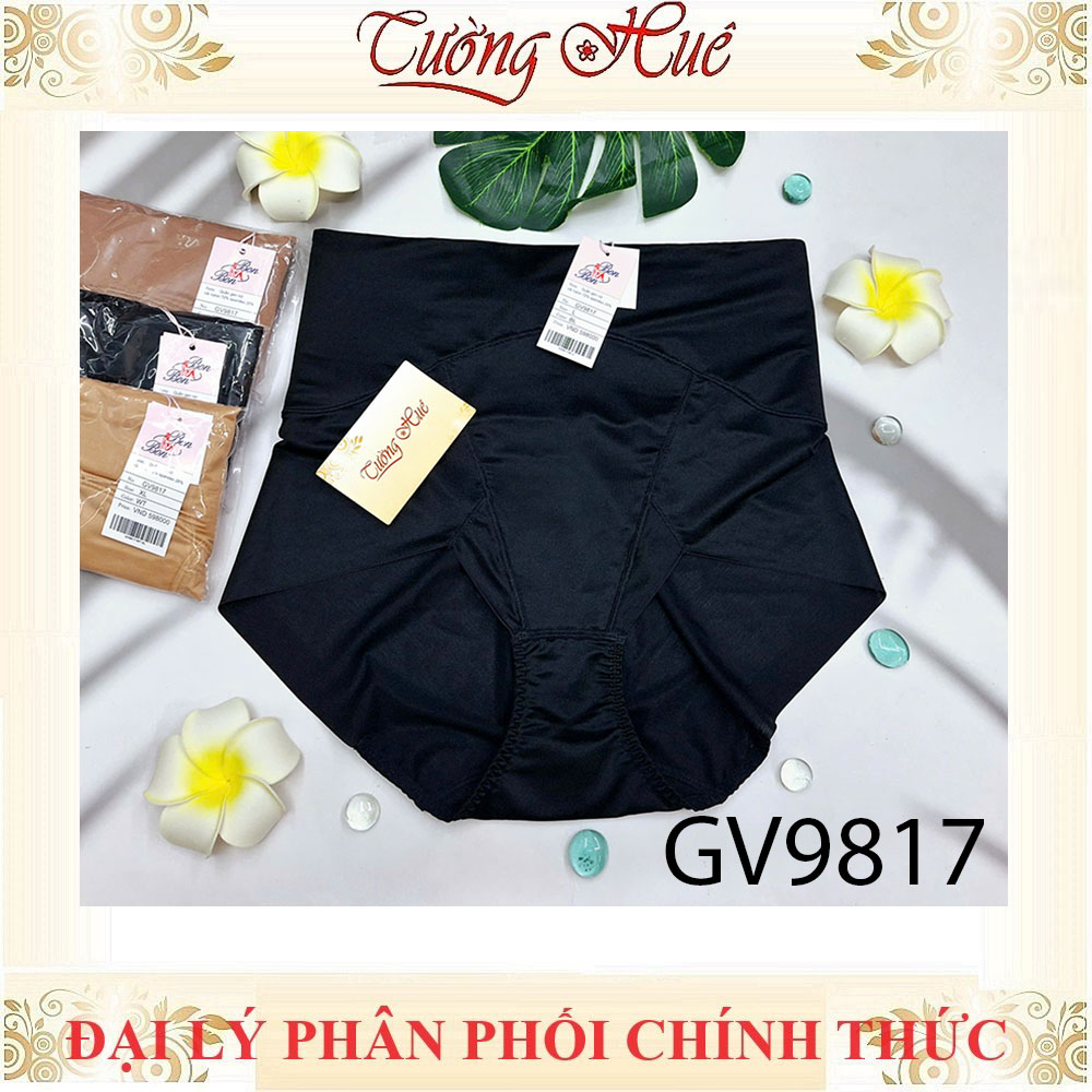 Quần Gen Nữ Bon Bon GV9817 Cạp Cao Chống Cuộn Mềm Mịn Chun Nhún Định Hình Nâng Mông Nhẹ