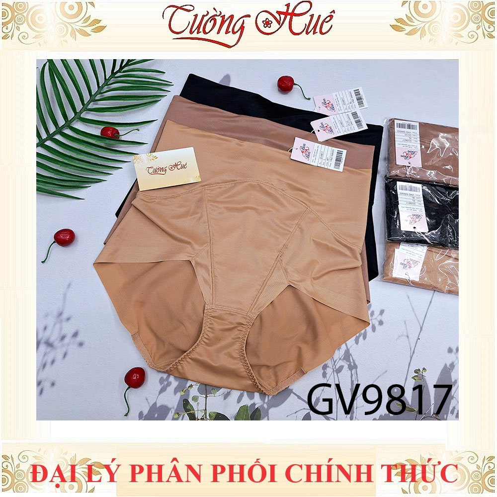 Quần Gen Nữ Bon Bon GV9817 Cạp Cao Chống Cuộn Mềm Mịn Chun Nhún Định Hình Nâng Mông Nhẹ