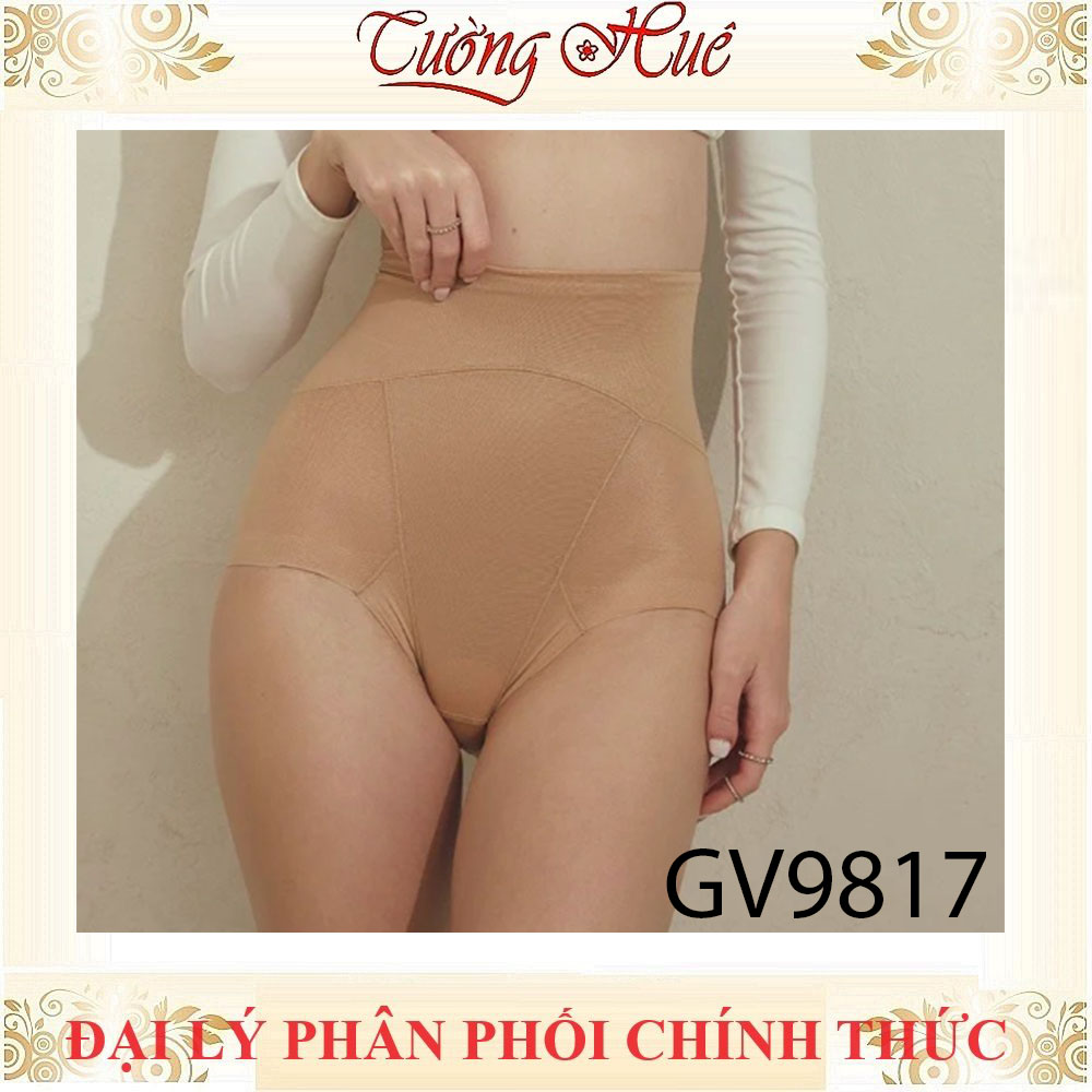 Quần Gen Nữ Bon Bon GV9817 Cạp Cao Chống Cuộn Mềm Mịn Chun Nhún Định Hình Nâng Mông Nhẹ