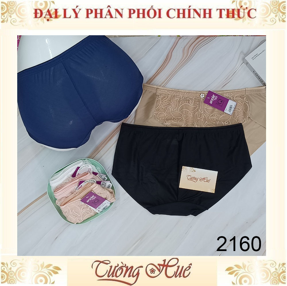 Quần lót nữ annie 2160 quần lót phối ren thêu