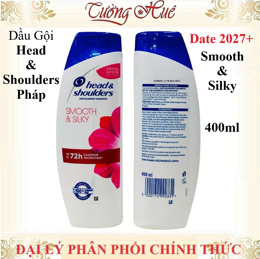 Dầu Gội Head & Shoulder Pháp Nhiều Mùi Lựa Chọn - 400ml