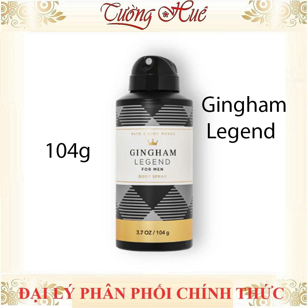 Xịt khử mùi toàn thân Nam Bath & Body Works Bourbon Body Spray 104g - Nhiều mùi lựa chọn