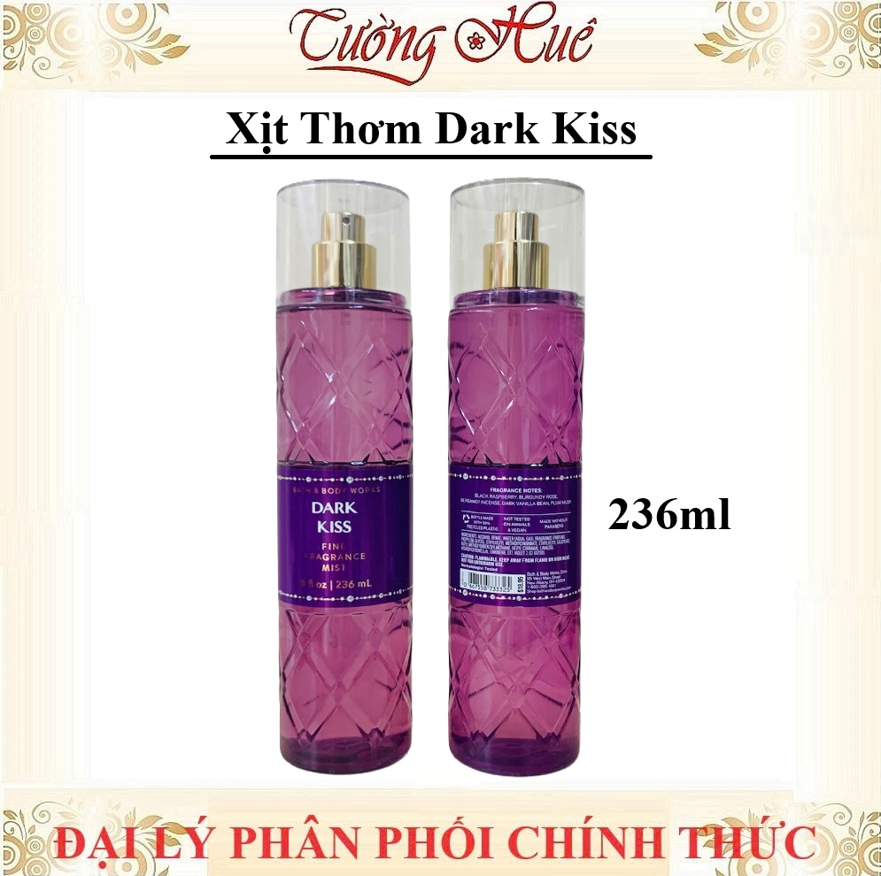 Tắm Dưỡng Xịt Bath & Body Works Dark Kiss (Có Lựa Chọn)