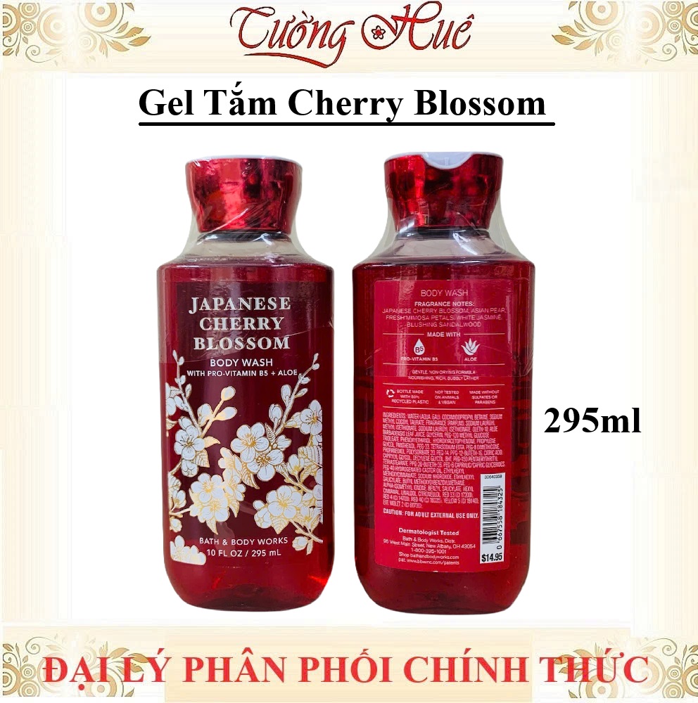 Tắm Dưỡng Xịt Thơm Bath & Body Works Japanese Cherry Blossom (Có Lựa Chọn)
