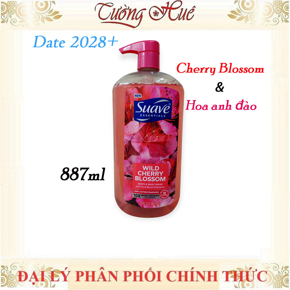 Sữa Tắm Suave Essentials 887ml 10X Moisturizers Lưu Hương Bền Lâu