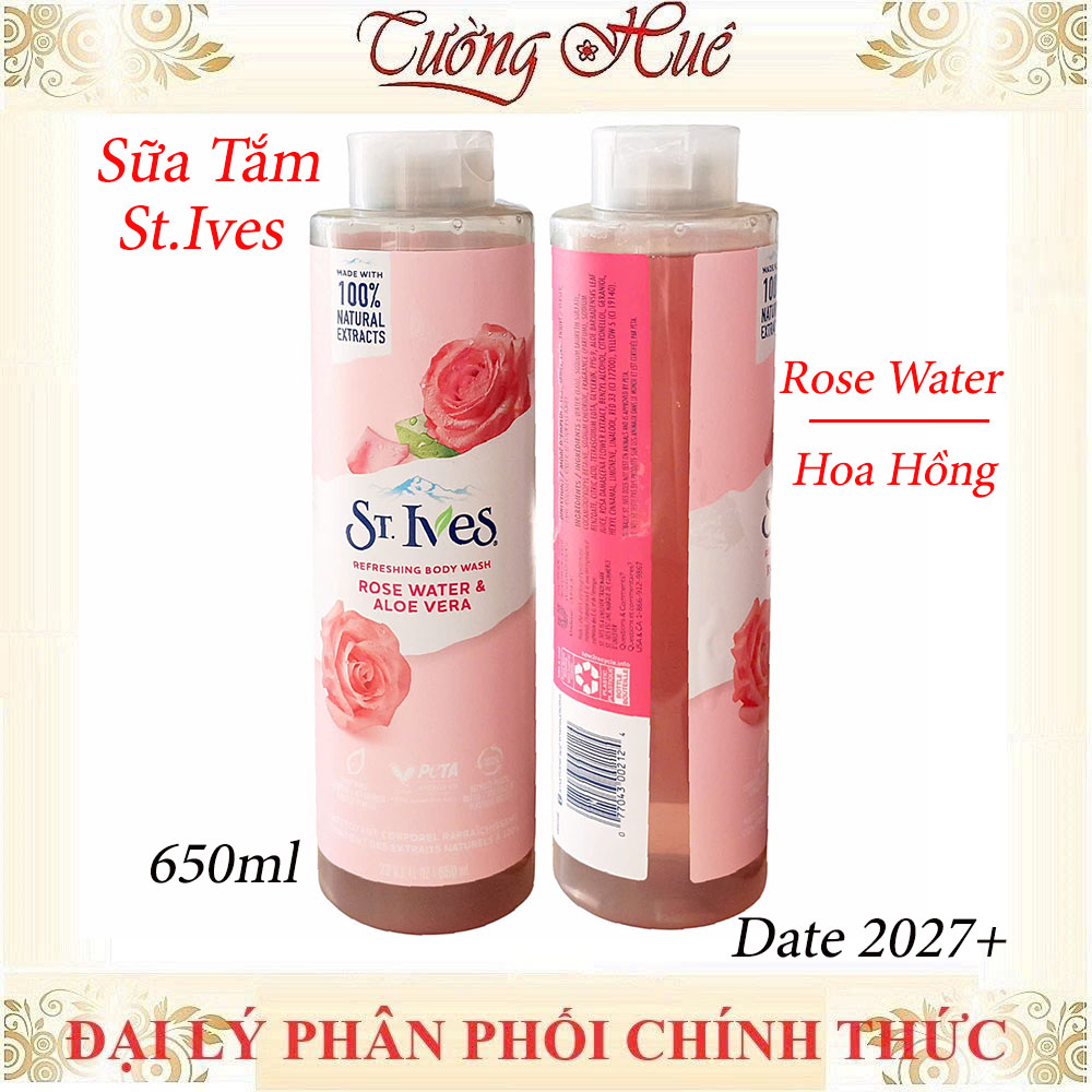 Sữa Tắm St.Ives Body Wash Nhiều Mùi - 650ml / 700ml