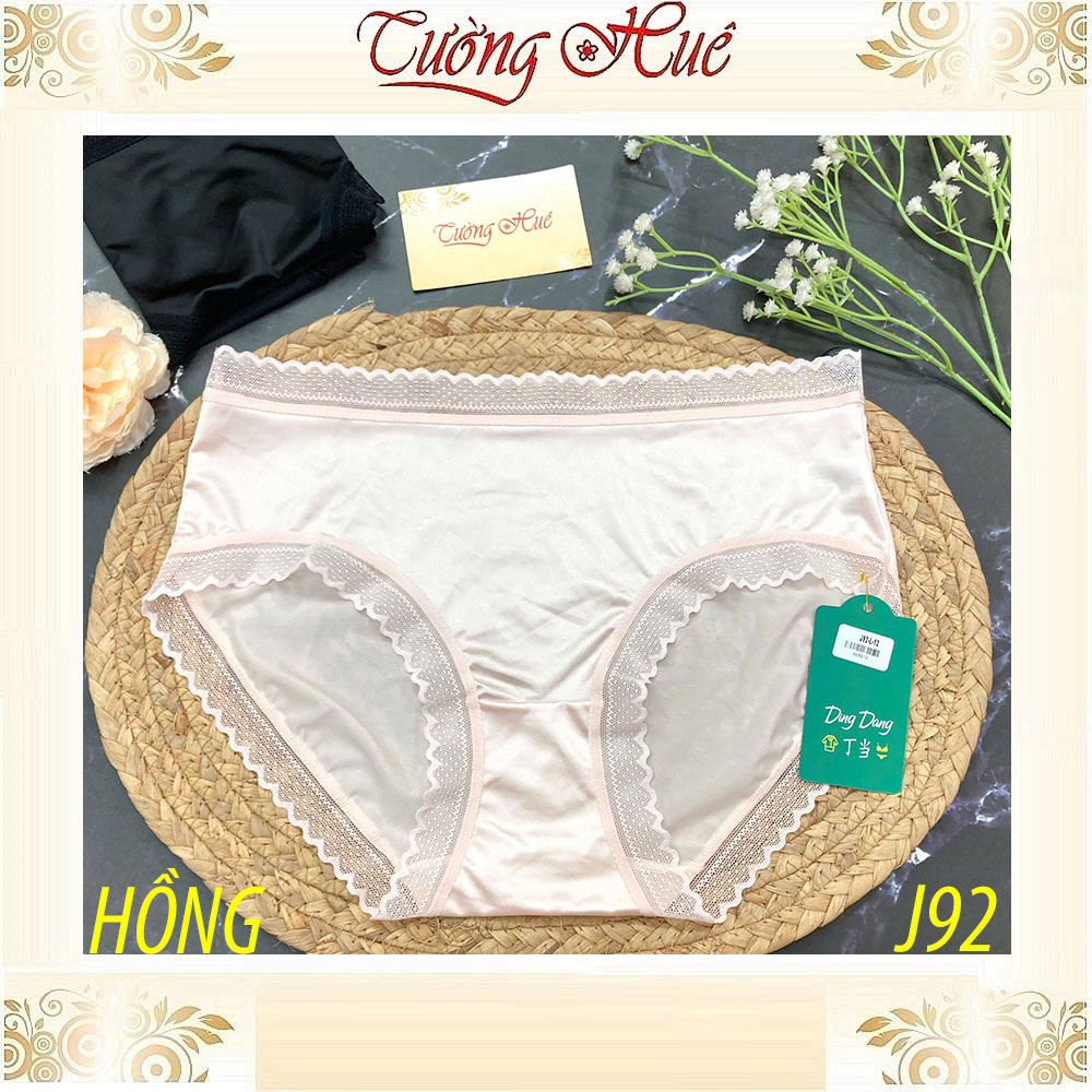 Quần Lót Nữ Ding Dang J92 Lụa Lạnh Mát Phối Ren Mềm