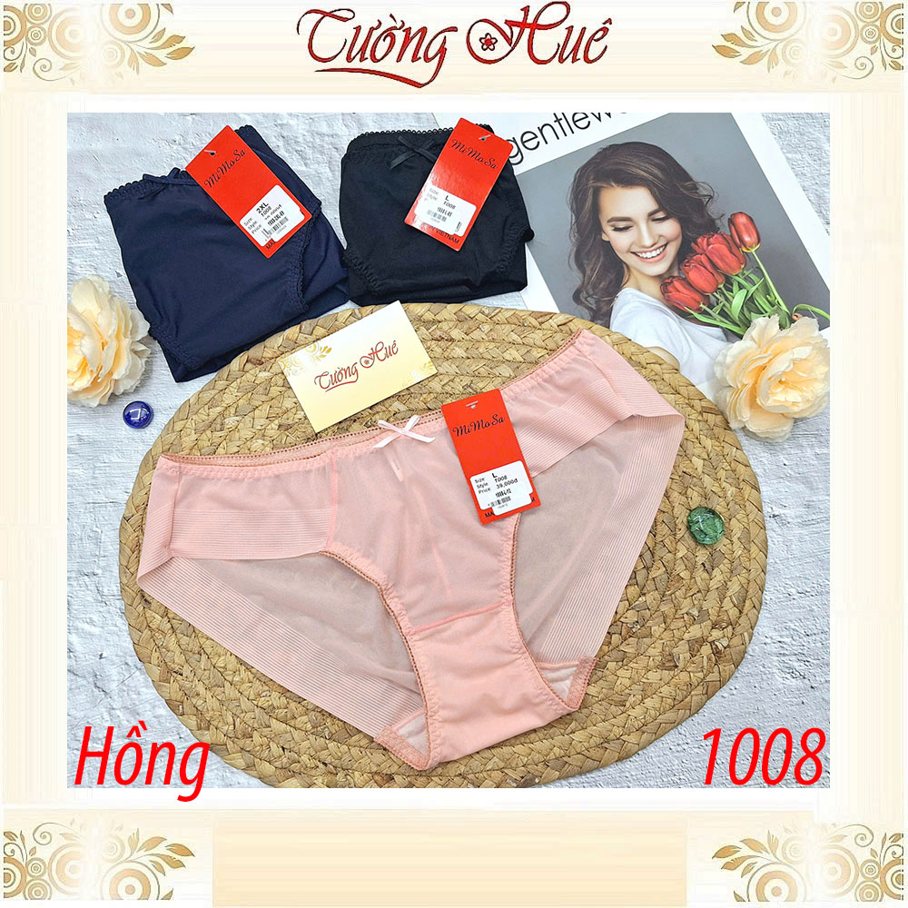 Quần Lót MiMoSa 1008 Thun Cotton Cạp Vừa Viền Mông Không Đường May