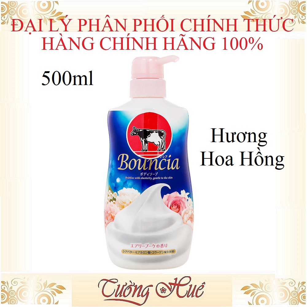 Sữa Tắm Bò Bouncia Body Soap - 500ml ( Lựa Chọn Mùi )