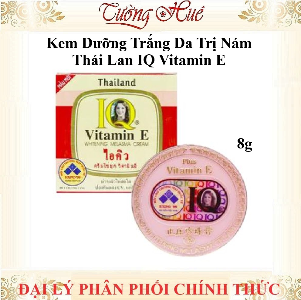 Kem Dưỡng Trắng Da Trị Nám Thái Lan IQ Vitamin E - 8g.