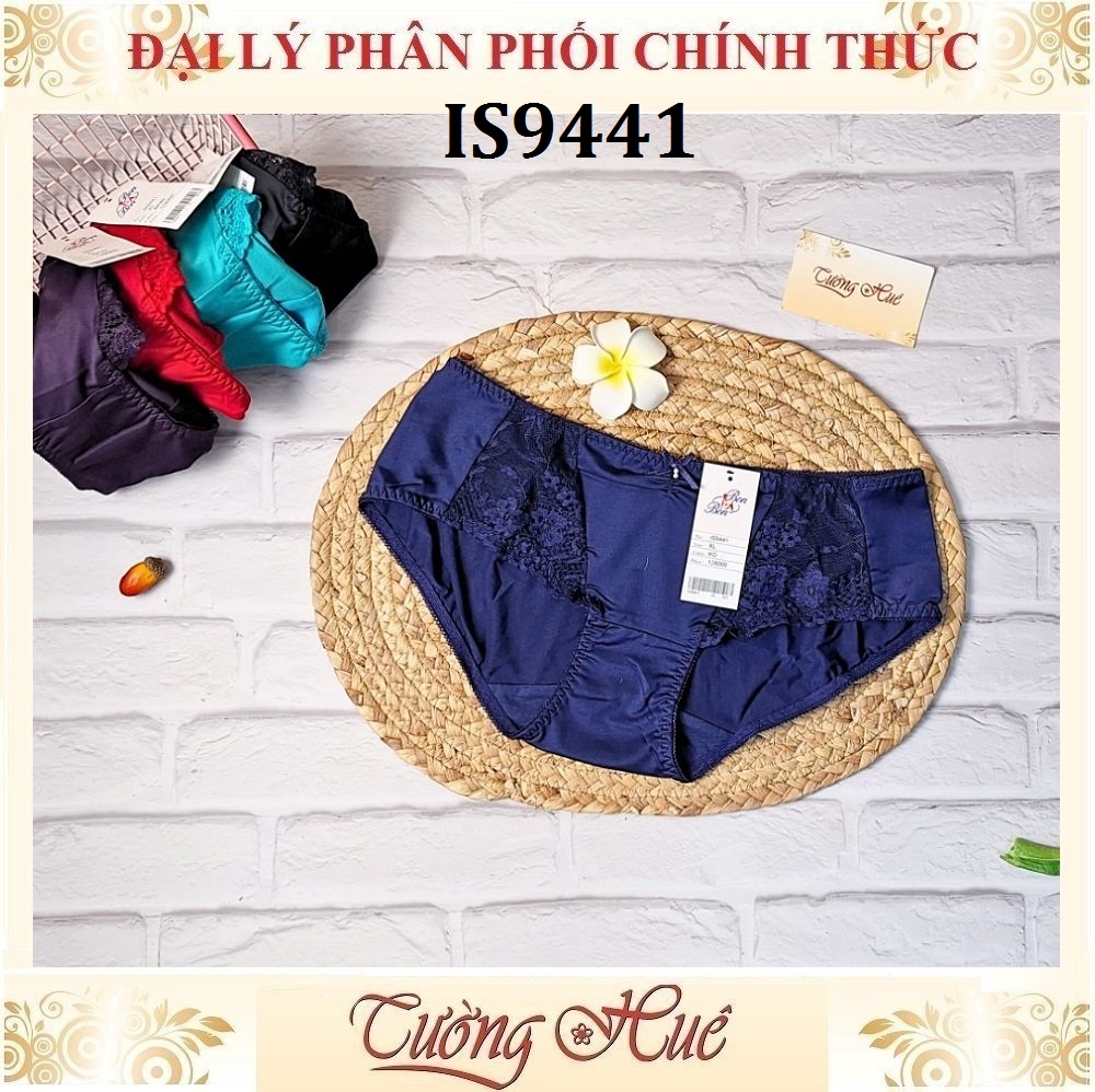 Quần lót nữ Bon Bon IS9441 quần lưng cao phối ren xuyên thấu.