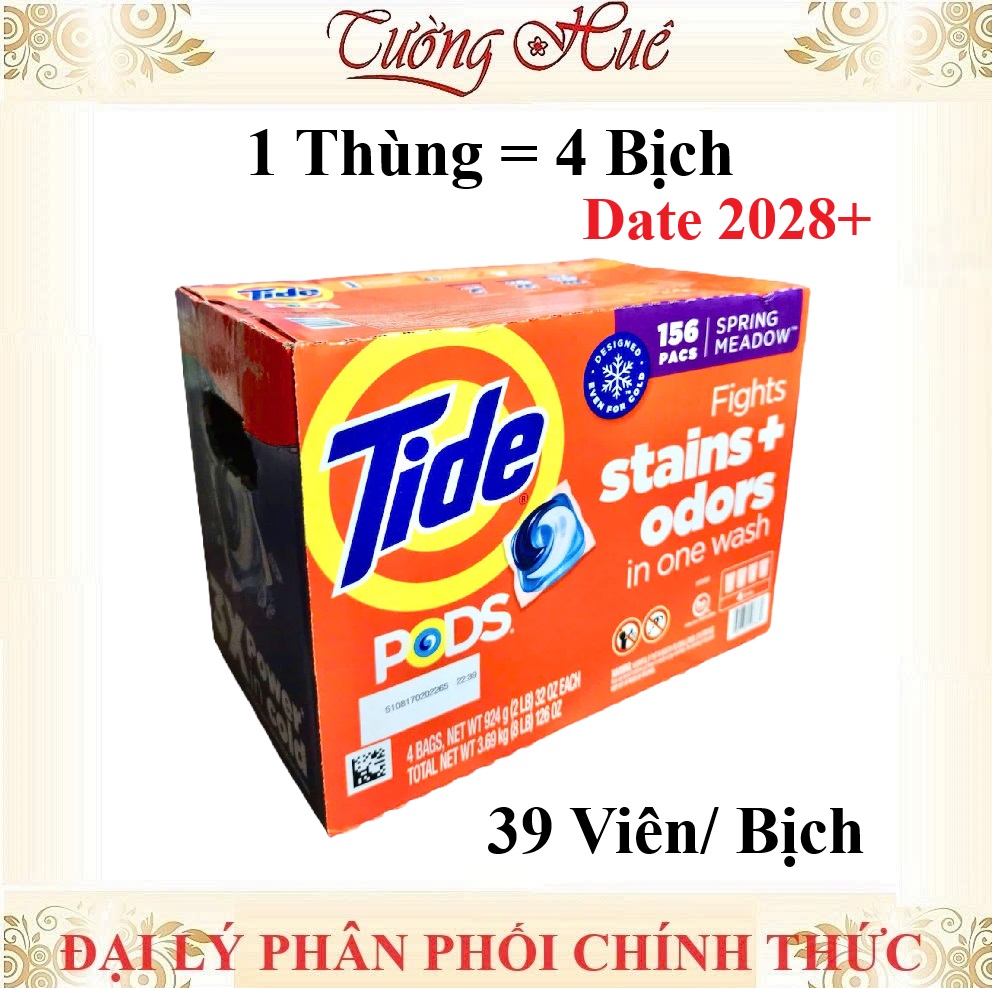 Viên Giặt Xả Tide Pods 3in1 Của Mỹ Làm Sạch Quần Áo - Có Lựa Chọn