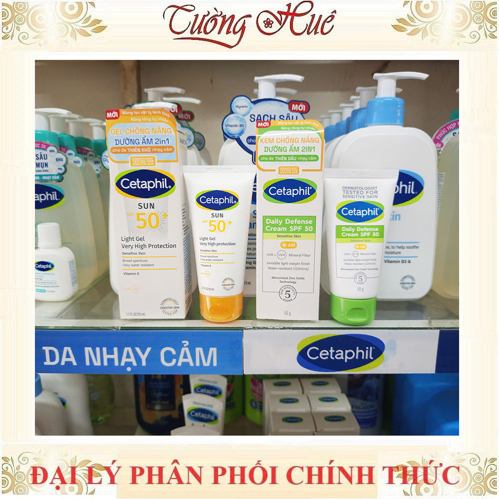 Chống Nắng Cetaphil Dưỡng Ẩm Da Nhạy Cảm 50ml/ 50g