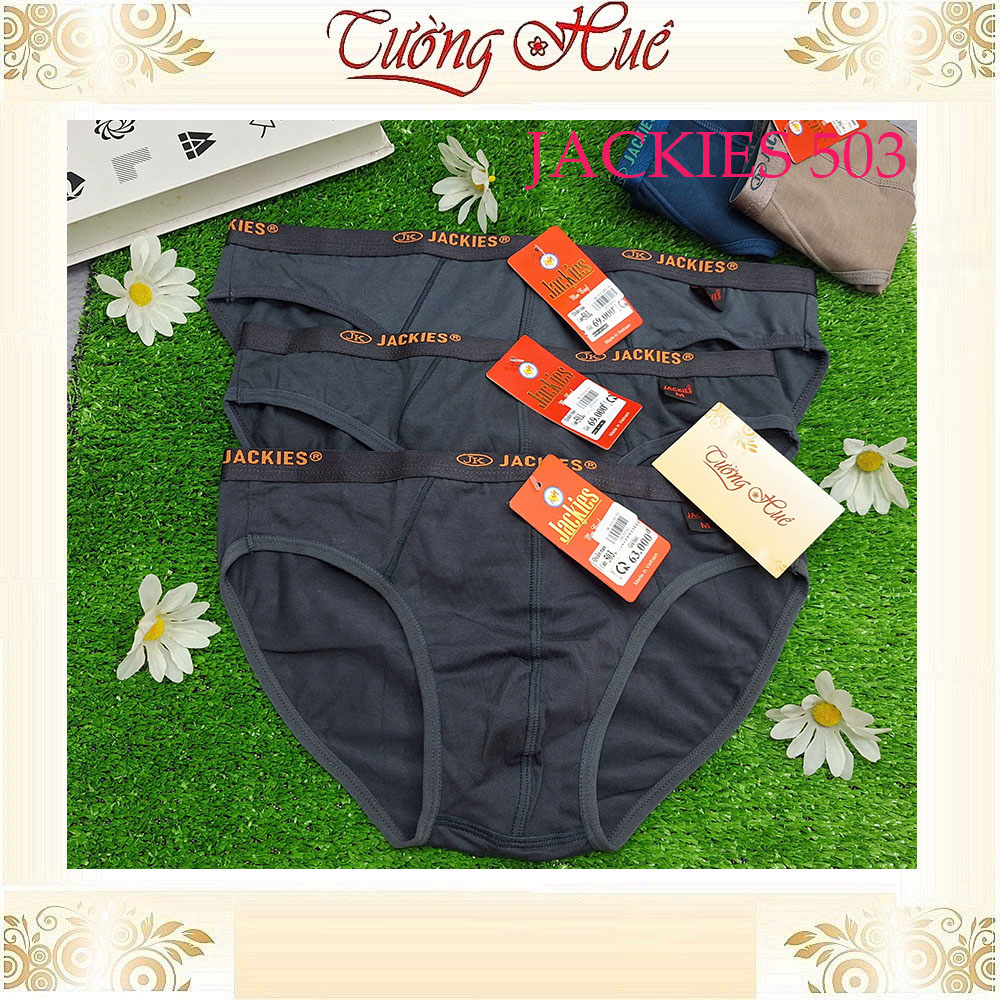 Quần Lót Nam Jackies 503 Bản Lưng Nhỏ Thời Trang Cotton Thun Co Dãn Thấm Hút