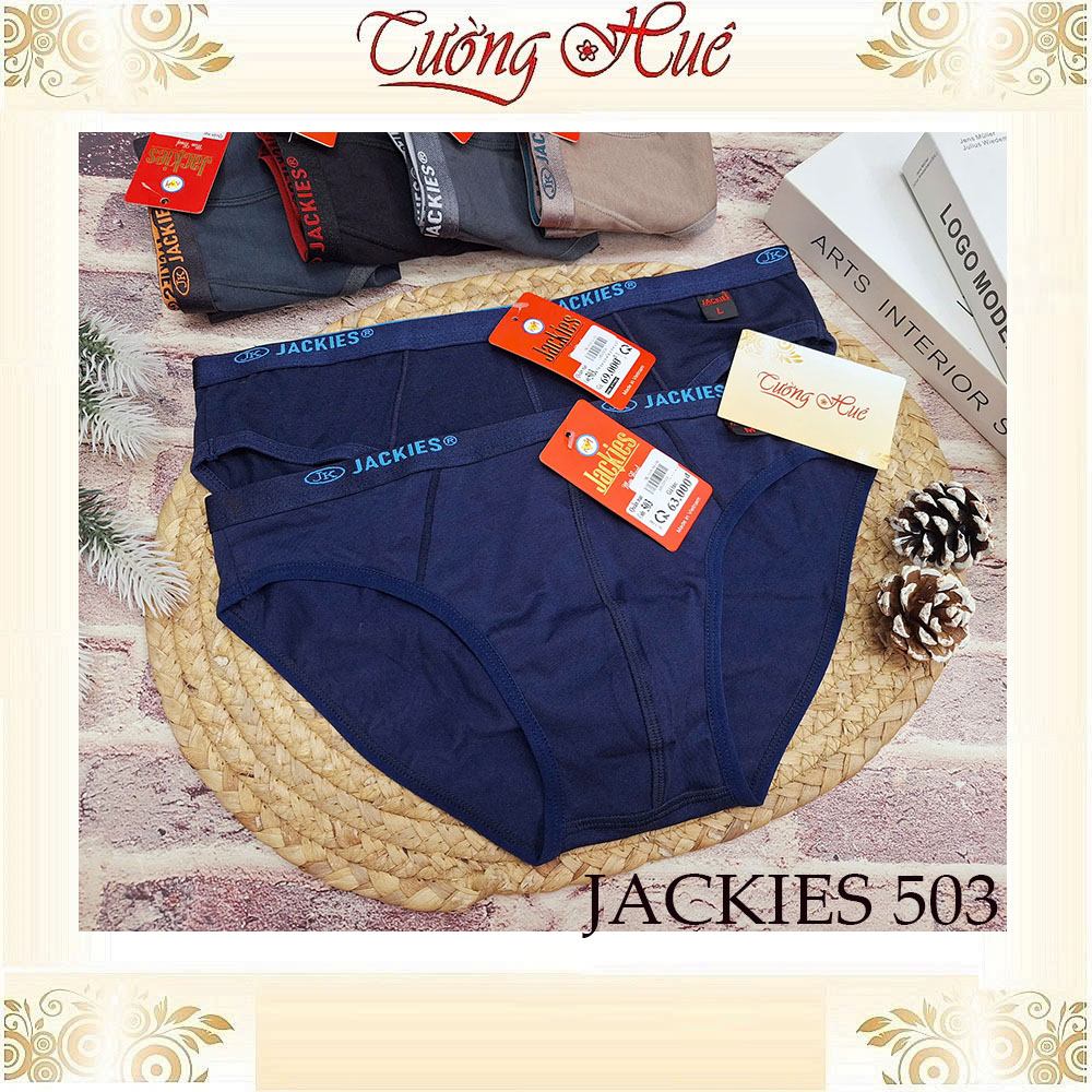 Quần Lót Nam Jackies 503 Bản Lưng Nhỏ Thời Trang Cotton Thun Co Dãn Thấm Hút